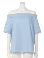 Decollete flap TOPS/アイスブルー