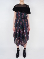 GEOMETRIC PRINT OP/PURPLE