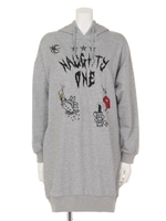 NAUGHTY ONEパーカワンピ/オフ