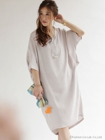 R / Lロングワンピース/Ｌグレー