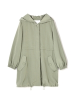 SLOUCHY HOOD COAT/カーキ(180)