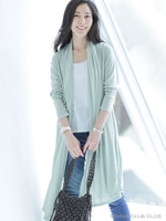 VILOFTニュアンスロングカーデ/ミント