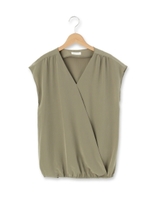 カシュクールブラウスシャツ/ホワイト(001)