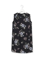 フラワーVネックワンピース/ブラック(119)
