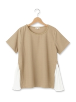 プリーツサイドシャンプルオーバー/ブラック(019)