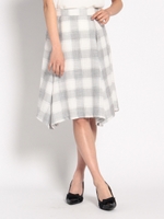 ヘムラインチェックSK　3/サックス