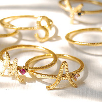 ラフイニシャルリング