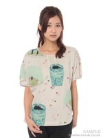 目覚めのパレードプリントカットソー/生成