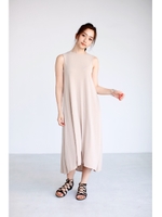 【AZUL by moussy】サンドウォッシュイレヘムワンピース/O/WHT