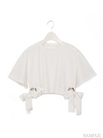 アイレットリボンT/ホワイト