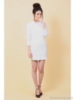 ボディフィットリブミニワンピース/ピンク