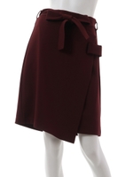 ラップベルトスカート/ブラック