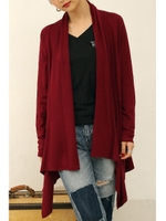 【AZUL by moussy】Ny/Visロング長袖トッパー/NVY