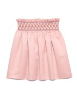 スモッキンググログランスカート/PNK