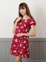 フルラージュウィンドペンワンピース/レッド系