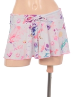 【BeachQueen】フラワープリントパンツ/ピンク