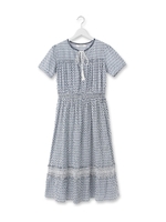 プロヴァンス柄フォークロアワンピース/ネイビー系(193)