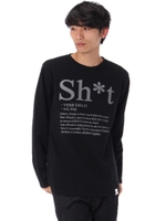 【AZUL by moussy】Sht裏起毛クルーネック長袖プルオーバー/T.GRY