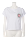 【anap mimpi】カギ編みポッケTシャツ/WH