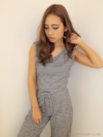 ルーズカットマニッシュタンク/BLK