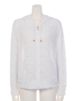 レースパーカー/アイボリー