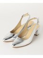 BFC バックベルトパンプス55/Silver