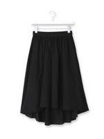 イレギュラーヘムフレアスカート/ダークブラウン(043)