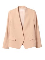 バックフレアトッパージャケット【セットアップ対応】/ベージュ