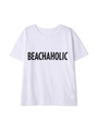 BEACHAHOLIC Tシャツ/ホワイト(030)