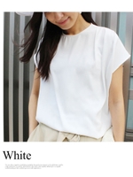 フレンチスリーブ ブラウス/ホワイト