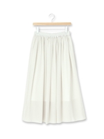 ギャザーフレアロングスカート/ピンク系(074)