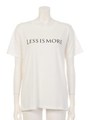 ”ＬＥＳＳ　ＩＳ　ＭＯＲＥ”Ｔ−ｓｈｉｒｔ/ブラック