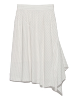 【emmi atelier】バイアスアシメスカート/OWHTxBLK