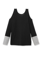 JET JohnEshaya デザイン袖プルオーバー/ブラック(519)