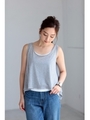【AZUL by moussy】TR天竺スタッズ風モチーフ付プルオーバー SET/T.GRY