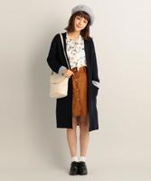 【予約】ノーカラーWフェイスコーディガン