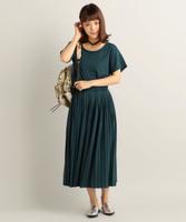 プリーツカットワンピース