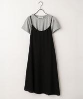 キャミワンピース×Tシャツセット