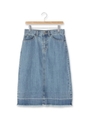 カットオフデニムスカート/ネイビー(093)