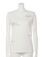 Talk Tシャツ/オフホワイト