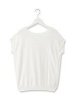 ネックレースニットプルオーバー/ネイビー(093)