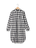 [フレンチ エコットン]シャツワンピース/ブルー(392)