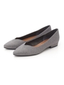 【REZOY】Ｖカットカッターパンプス/グレー
