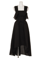 コットンストライプワンピ/Light Blue