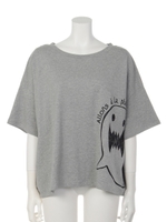 コビーワイド半袖Tシャツ/ダークグリーン