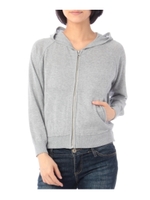 コンパクトニットパーカー/グレー(012)