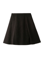 スエードフレアスカート/ブラック(019)