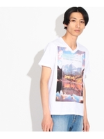 スラッシュフォトTシャツ/ホワイト(601)