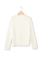 ボトルネックニットプルオーバー/アイボリー(004)