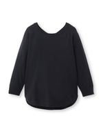 ラウンドヘムストレッチカットソー/ブルー系(094)